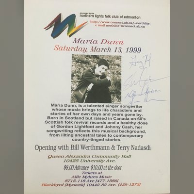 Maria Dunn - March 13, 1999