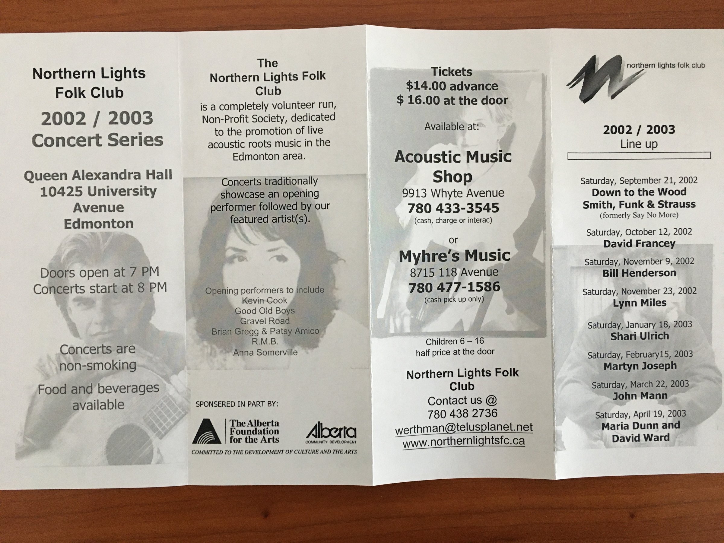 2002-2003 Brochure Outer